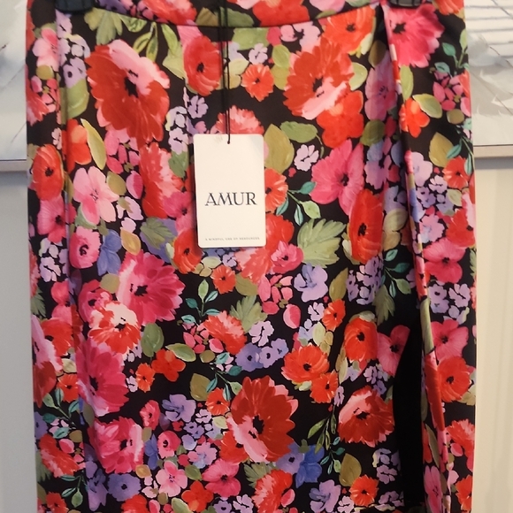 AMUR Clyde Midi Skirt Size 2 - Picture 6 of 9